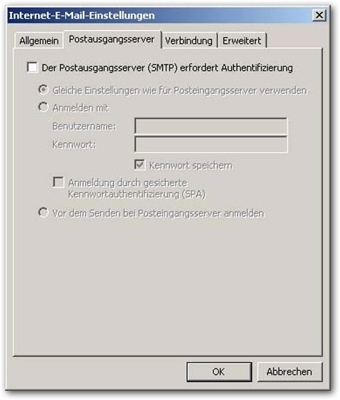 Anleitung Outlook 2002+2003 - Schritt 9