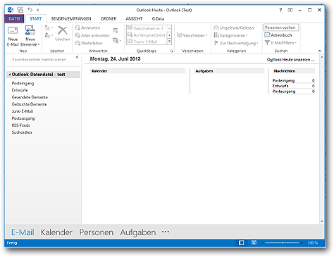 Outlook 2013 - Bild 1
