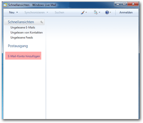 Windows 7 Mail - Bild 1